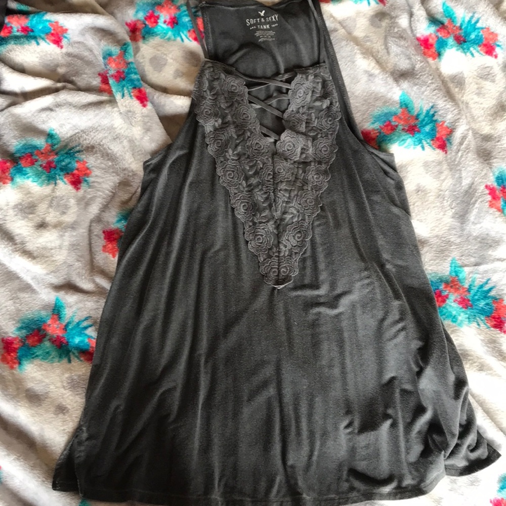 Great lace racer back tank American eagle